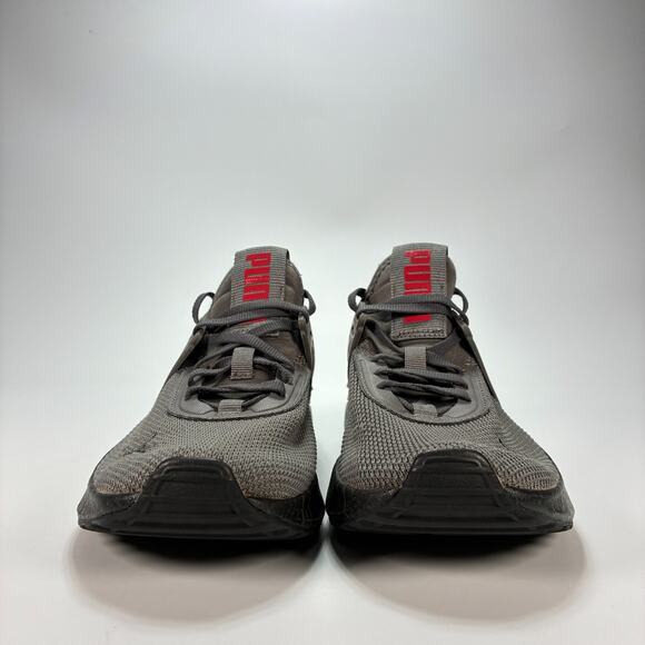 Puma Pacer 23 Marble Gray Black Athletic Running Shoes 400639-01 Youth Size 6 - Picture 2 of 10